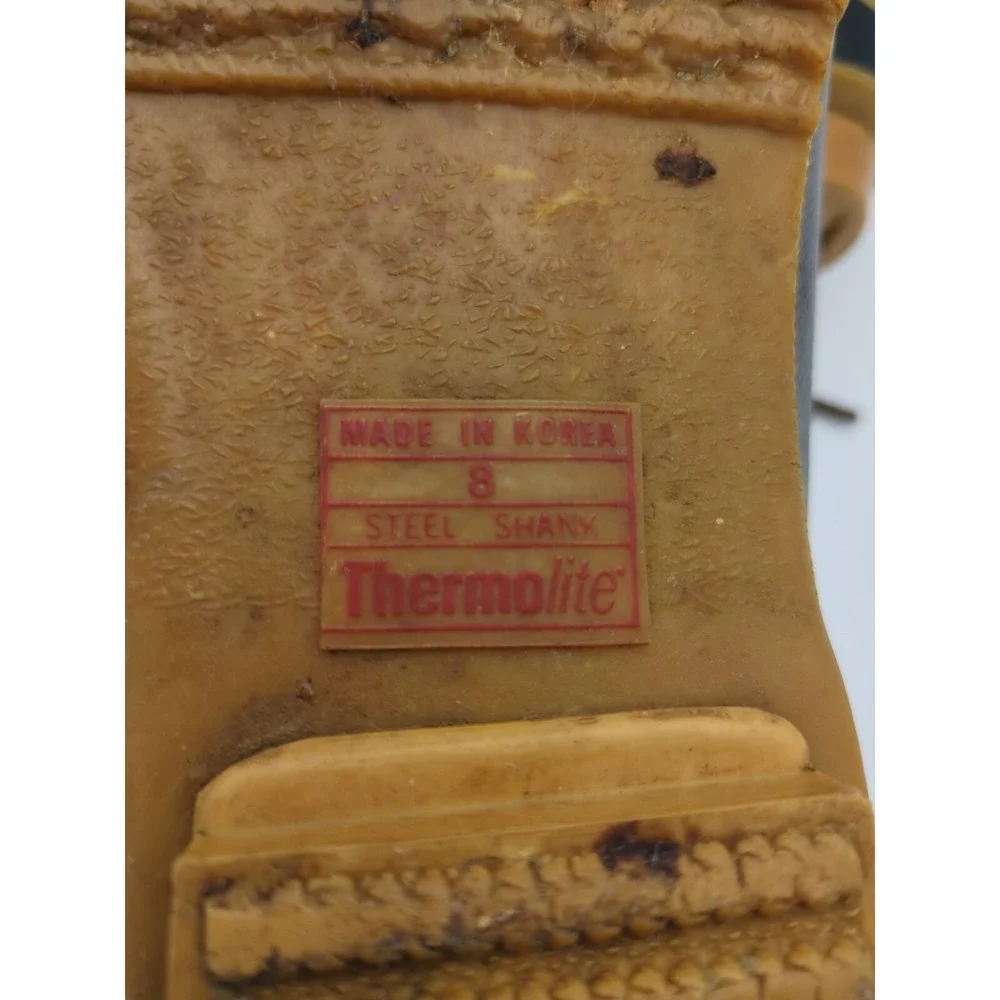 Vtg Sporto Duck Thermolite Steel Shank‎ Rain Boot Women 8 Shoes Blue Rubber Read